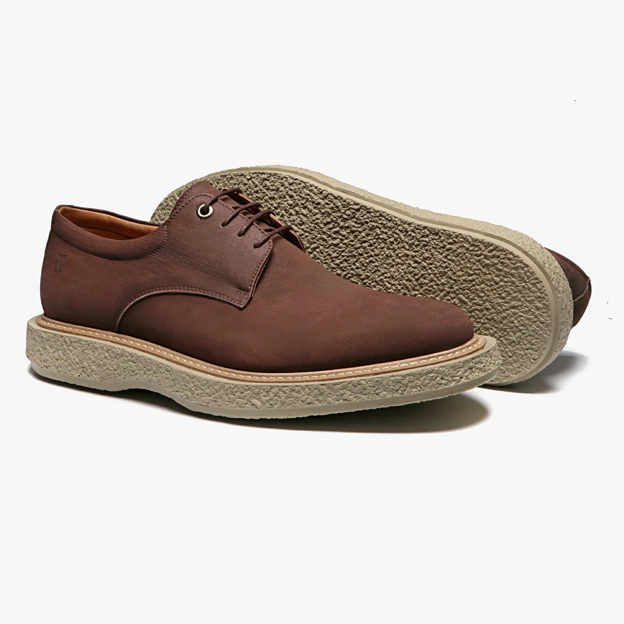 Derby Masculino Nobuck Marrom - Jacob